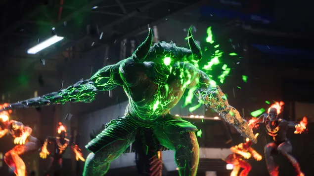 漫威的午夜太陽 - 怪物 4K 壁紙