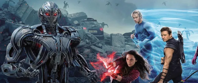 Marvel's nieuwkomer in Age Of Ultron 2K achtergrond