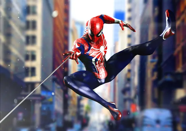 Marvel's Spider-Man: The Heist-game - Hero 2K achtergrond