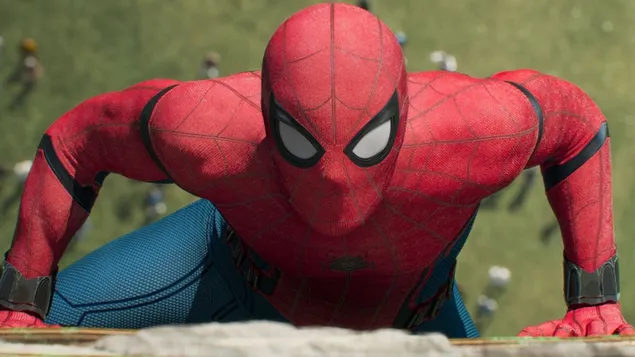 MARVEL Spider-Man: Scena del film Lontano da casa HD sfondo