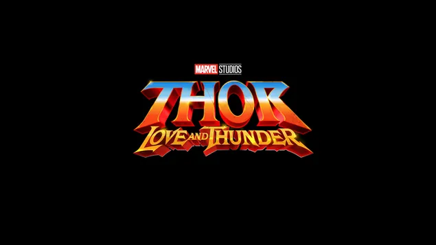 Marvel Studios Thor Love and Thunder-serie filmposter 4K achtergrond
