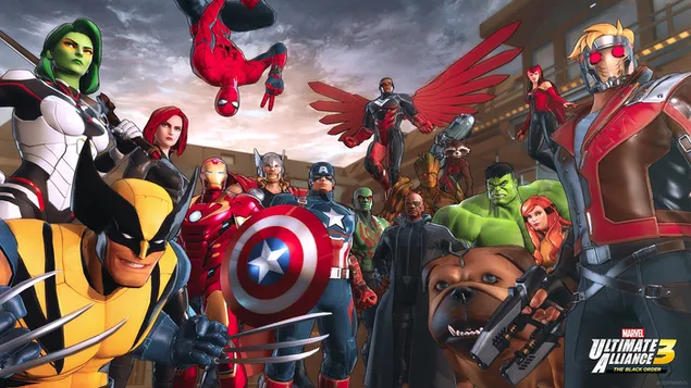 Marvel: Aliança definitiva 4K fons de pantalla