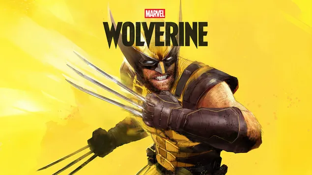 Marvelova igra Wolverine 4K pozadina