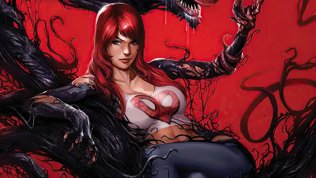 Hình nền Mary Jane Venom Symbiote 4K