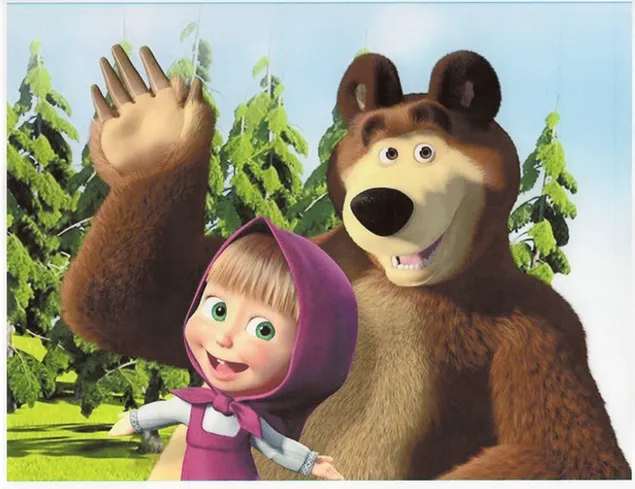 Nhân vật anime Masha và chú gấu Masha và chú gấu tải xuống
