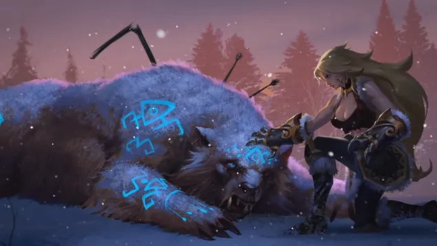 'Masha' met gewonde wolf - Mobile Legends (ML)