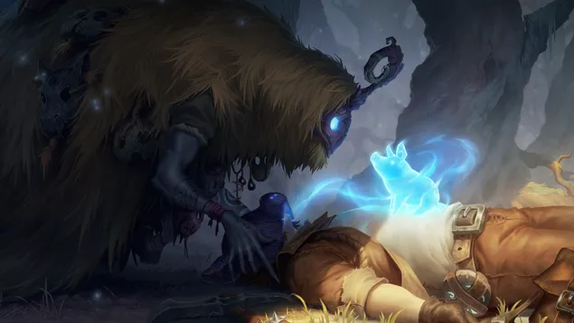 Ibu Topeng (Legends of Runeterra) - League of Legends (LOL) 4K kertas dinding