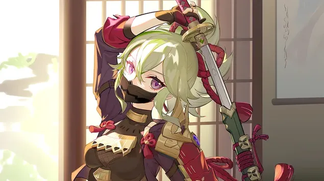 Masked 'Shinobu' : Genshin Impact（動漫電子遊戲） 4K 壁紙