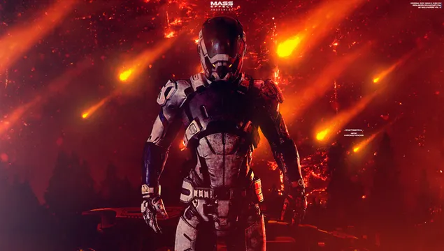 Efek Massal: Andromeda - Prajurit 4K wallpaper