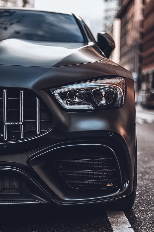 mat crni mercedes amg gt63s krupni plan preuzmi