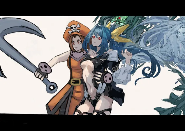 May x Dizzy guilty gear x 2K pozadina
