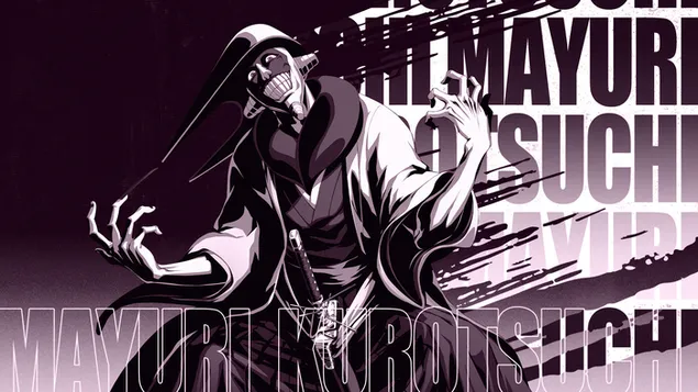 Mayuri Kurotsuchi iz Bleach-a: Ponovno rođenje duša 4K pozadina