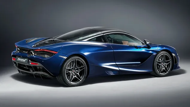 McLaren 720S Atlantic Blue oleh MSO 2018 01 HD kertas dinding