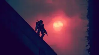 mech warrior kunder perendimit te diellit ne mjedis post-apokaliptik shkarkim