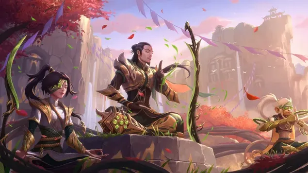 Meditācija “Meistars Yi” (Ionia) — Leģendu līga (LOL) 4K fona tapete