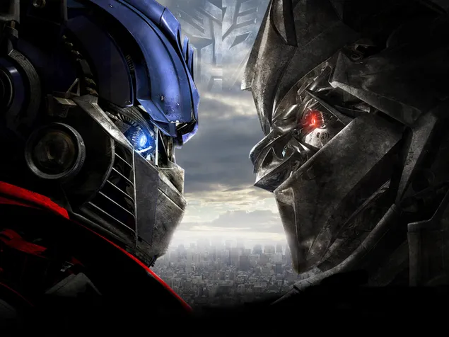 Megatron versus Optimus Prime HD achtergrond