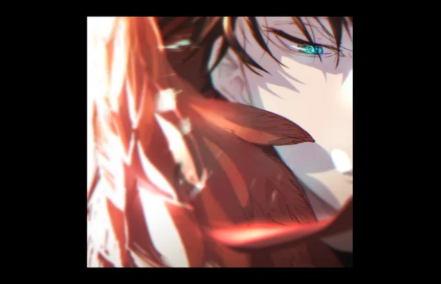 Мегуми Фушигура: Борба со магии HD тапет