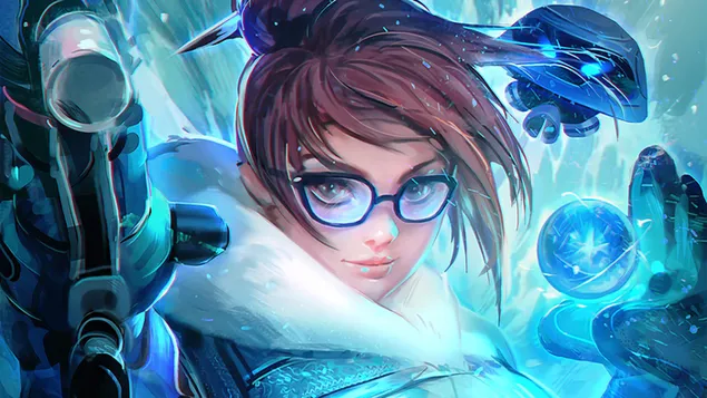 Mei (Anime FA) - Overwatch [Video Game] 4K wallpaper