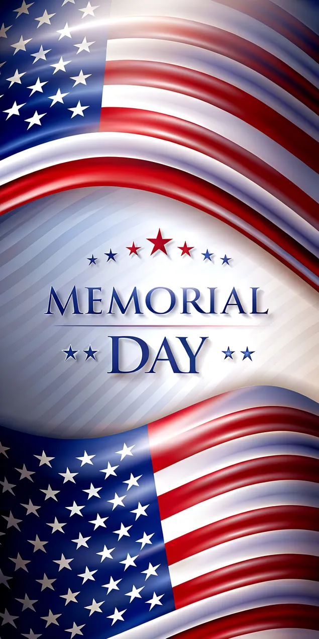 Čestitka za dan sjećanja s valovitom zastavom i tekstom 2K pozadina