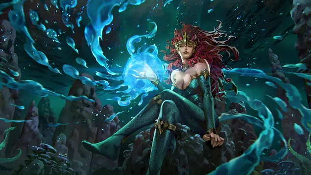 Mera (DC) Comics Underwater Crown Princess