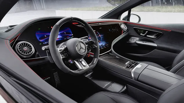 Desain interior Mercedes-AMG EQE 53 2023 unduhan