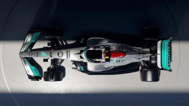 Mercedes AMG W13 2022 Formula 1 new car top view
