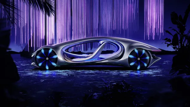 Mercedes-Benz Vision AVTR (coche inspirado en Avatar) 8K fondo de pantalla