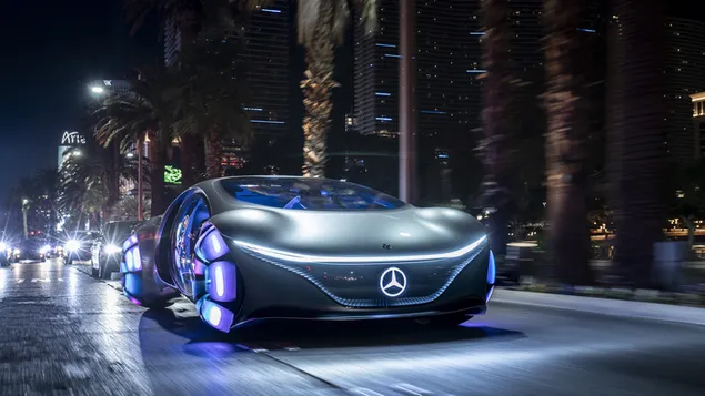 Mercedes-Benz Vision AVTR (coche avatar salvaje) 4K fondo de pantalla