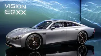 Mercedes Vision EQXX 2K kertas dinding