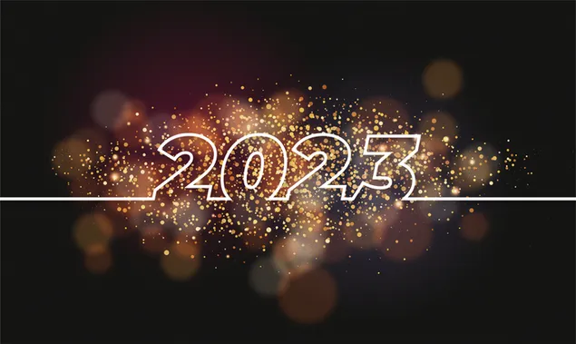 Frohe Weihnachten und ein gutes neues Jahr 2023 unscharf