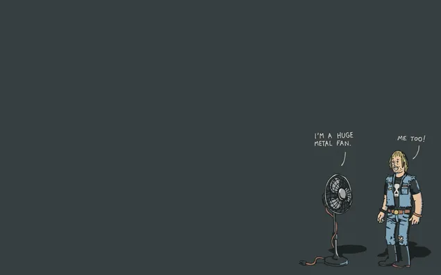 Metalo gerbėjai 2K ekrano užsklanda