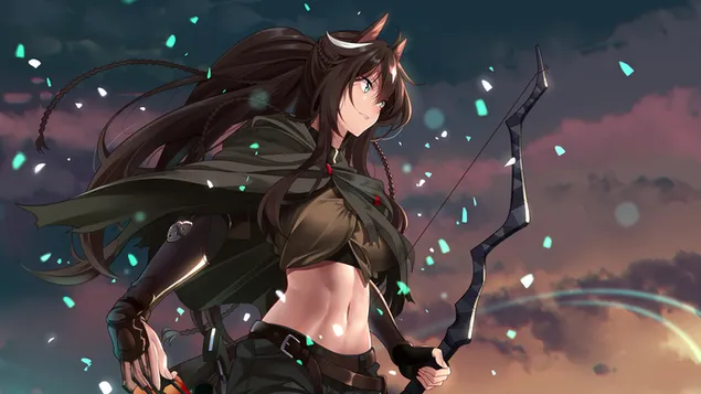 Meteor - Arknights (لعبة فيديو أنمي) 4K خلفية