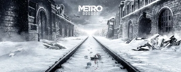 Metro Exodus (2019) 遊戲 - 冬季降雪 4K 壁紙