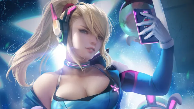 銀河戰士 - Samus Aran 自拍 4K 壁紙