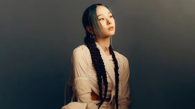 Mia filmā “Pirmais” MV Shoot (2021) no Everglow (K-Pop Band) 4K fona tapete