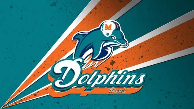 Miami delfiner logo 4K tapet