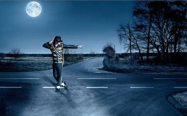 Der Moonwalk-Tanz von Michael Jackson HD Hintergrundbild