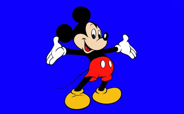 Mickey mouse de Disney, azul descargar