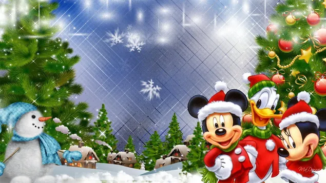 Mickeys Weihnachtsdorf