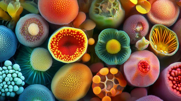art microscopic: el mon vibrant dels grans de pol*len baixada