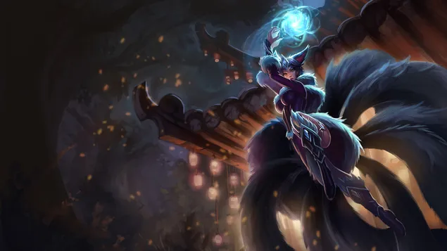 Midnight 'Ahri' Splash Art - League of Legends (LOL) download