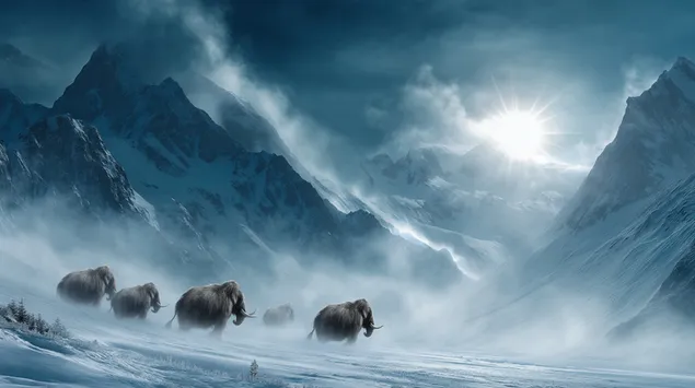 metanasteuse mamouth mesa apo ena khionismeno perasma lepse