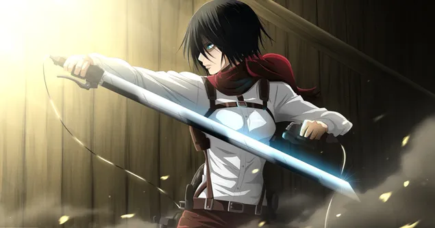 Mikasa Ackerman 10 2K háttérkép