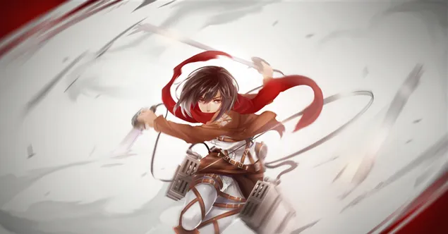 Mikasa Ackerman 13 HD háttérkép