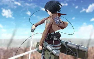 mikasa ackerman 2 2K wallpaper