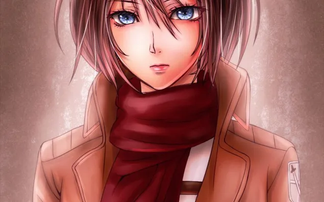 Mikasa Ackerman 3 HD háttérkép