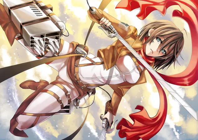 mikasa ackerman 31 4K wallpaper