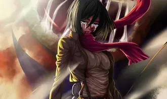mikasa ackerman 35 2K wallpaper