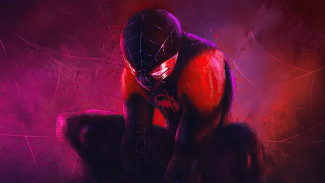 Miles Morales (Marvel) Rojo Negro Spider-Man