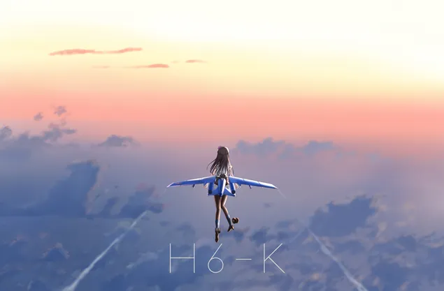 فتاة عسكرية 2K خلفية